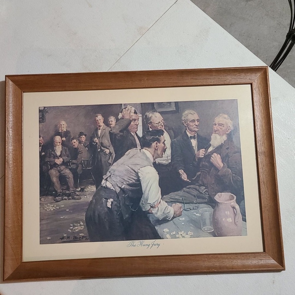Hung Jury Framed Print